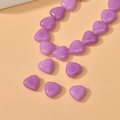 DIY purple heart stone beads for jewelry making necklaces and bracelets - Purple Heart