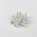 Macro detail of silver plated bead cluster pendant for DIY handmade jewelry accessories - Silver Large Grape