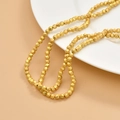 Facettierte vergoldete Hämatitperlen für DIY-Halsketten und Armband-Schmuckherstellung - Mattgold Facettiert (3mm)