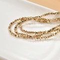 Faceted 18K gold plated hematite spacer beads for DIY jewelry making and crafting - KC Gold Faceted (2mm)