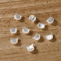 Cat head shaped natural mother of pearl shell charms for DIY jewelry making - No.12 White MOP Cat Head (Vertical Hole)