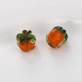 Perlina in vetro arancione a forma di cachi fatta a mano per accessori di gioielli fai da te - 12# Cachi / 1 pezzo/confezione (circa 12*12mm)