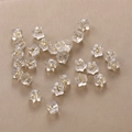 Star-shaped clear silicone earring backs with 18k gold-plated metal inserts - Star 18K Gold Plated