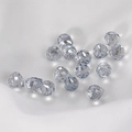 Light blue faceted teardrop crystal beads for DIY jewelry making and handmade crafts - Transparent Blue