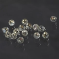 Faceted iridescent teardrop crystal beads in champagne gold for DIY jewelry making - 3# Lemon Yellow