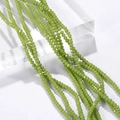 Detail van 3mm grasgroene glazen kralen met facetten voor DIY-sieraden en armbanden - Set van 100 stuks / Porseleingroen (9#)