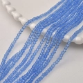 Macro-opname van 3mm gefacetteerde donkerblauwe kristallen kralen voor DIY sieraden - Set van 100 stuks / Koningsblauw (16#)