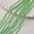 Detail van 3mm gefacetteerde muntgroene kristallen glaskralen voor DIY-sieraden - Set van 100 stuks / Groen AB (19#)