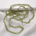 3-5mm irregular green peridot loose stone beads on string for DIY jewelry making - 5# Peridot (1 Strand)