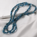 Irregular blue natural crystal stone beads strand for DIY jewelry making - 15# Apatite (1 Strand)