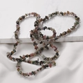 3-5mm colorful natural tourmaline raw stone irregular loose beads for DIY jewelry - 22# Mixed Tourmaline (1 Strand)