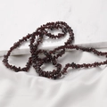 Irregular garnet red crystal stone beads for DIY jewelry making accessories - 21# Garnet (1 Strand)