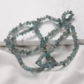 Irregular 3-5mm natural aquamarine raw crystal beads for DIY jewelry making - 4# Aquamarine (1 Strand)