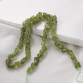 Natural green peridot irregular stone beads strand for DIY jewelry making and crafts - Irregular Chips (21#) / 1 Piece / Peridot
