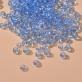 Hellblaue transparente Glasperlen für DIY-Halsketten und Schmuckzubehör - Hellblau
