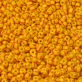 Yellow striped candy-colored glass beads with red vertical patterns for DIY jewelry making - Yellow Red Striped (10#)