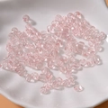 4 mm hellrosa transparente Glasperlen für DIY-Schmuck und Halsketten - Hellrosa