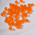DIY Schmuck 4mm orangefarbene Glasperlen für Halsketten und Armbänder Zubehör - Hellorange