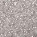 Große Menge an 4mm glänzenden transparenten Glasperlen für DIY-Schmuckherstellung - Klarweiß