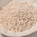 Crèmewitte 3mm ronde kralen voor DIY handgemaakte sieraden knutselprojecten - 3mm (10g Verpakking) / Crèmewit (6#)