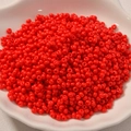 DIY rode 3mm glaskralen met lakafwerking voor handgemaakte kettingen en armbanden - 3mm (10g Verpakking) / Rood (14#)