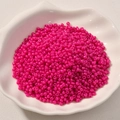 3 mm roze ronde rocailles in een witte schelpschaal voor DIY handgemaakte sieraden - 3mm (10g Verpakking) / Rozenrood (18#)