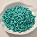 Tiffany blauwe 3mm glaskralen voor DIY sieraden maken in een schelpschaal - 3mm (10g Verpakking) / Pauwblauw (24#)