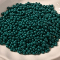 Donkergroene 3mm glaskralen met crème afwerking voor DIY sieraden en handwerken - 3mm (10g Verpakking) / Pauwgroen (28#)