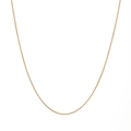Minimalistische 18K vergoldete Titan-Schlangenkette mit glatter Metallstruktur für Damen - Rundschlangenglied(STN25295-GO-1.6mm) / 1.6mm