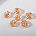 Unregelmäßige quadratische champagnerfarbene Glasperlen für DIY-Halsketten - Champagne (15#)