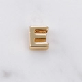 14k vergoldeter Buchstabe E Anhänger Perle für DIY Halsketten und Armbänder - Buchstabe E