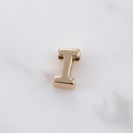 Goldener 14k Gold-gefüllter Alphabet Buchstabe I Anhänger für DIY Schmuck Armbänder - Buchstabe I