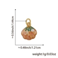 Ciondolo a conchiglia smaltato arancione e verde con stella marina e perla, 1,44 cm - Stile guscio n. 4 (Stella marina ciano-rosa) / Solo Ciondolo (Senza Catena)