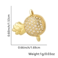 Pineapple micro-pave zircon charm pendant for DIY jewelry making in gold finish - Pineapple Style (Style 10)