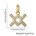 Gouden dierenriem hanger met witte zirkoon inzetstukken en maataanduiding - Alleen Hanger (Zonder Ketting) / Waterman