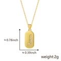 Gold-plated letter J pendant necklace with zircon micro-pave detailing on oval charm - Letter J (Pendant Only - Without Chain)