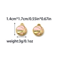 Pink enamel basketball charm in 18K gold-plated steel for DIY jewelry, 1.4x1.7cm - LOPES Pink Basketball Pendant (TZ-TP0997-02-pink)