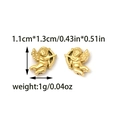 Goldene Amor-Engel-Anhänger aus Edelstahl für DIY-Schmuckherstellung Zubehör - Engel Amor Anhänger (TZ-TP1455-02)