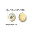 Vintage oval pendant with red flower and pearl inlay on gold textured metal base - Oval Floral Pearl Style (TZ-TP1135-02)