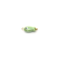 Hellgrüner Fisch-Anhänger aus Glas mit goldenen Metallakzenten für DIY-Schmuck - Hellgrüner Fisch (TZ-HP0004-green)