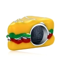Kleurrijke sandwich-vruchtenbedel voor damesarmbanden met geel en groen emaille afwerking - Sandwichstijl (006)