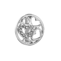 10mm zilveren roestvrijstalen holle hartbedel met glinstering voor DIY armbanden - Normale Specificatie / Hol Multi Hart (20)
