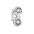 Zilveren vintage fietsbedel voor 10mm armbanden van gepolijst roestvrij staal - Normale Specificatie / Fietsstijl (35)