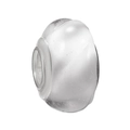 Translucent frosted white glass bead with large hole for DIY European charm bracelet - Normal Specification / Frosted Texture Large Hole Bead (73) / Matte White