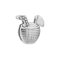 Silver tropical drink charm with sparkling crystals for 10mm slider bracelets - Standard Spec / Tropical Drink Style (15)
