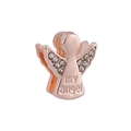 Ciondolo angelo oro rosa con incisione 'my angel' e strass per bracciali da 10mm - Stile My Angel (11)