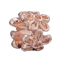 Exquisiter roségoldener Blumen-Hohlanhänger für DIY-Armband Schmuckherstellung - Hohle Kleine Blumenzylinder (020)