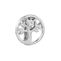 Silver tree of life charm accessory in hollow round design for DIY bracelets - Standard Spec / Tree of Life Style (19)