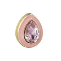 Pendentif goutte rose avec émail et finition dorée pour bracelet DIY keeper 10mm - 14-Gold Pink