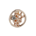 Rose gold cutout star charm accessory with inset crystals for 10mm slide bracelets - Hollow Star Rhinestone (16)